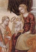 unknow artist The madonna and child with saint lucy China oil painting reproduction
